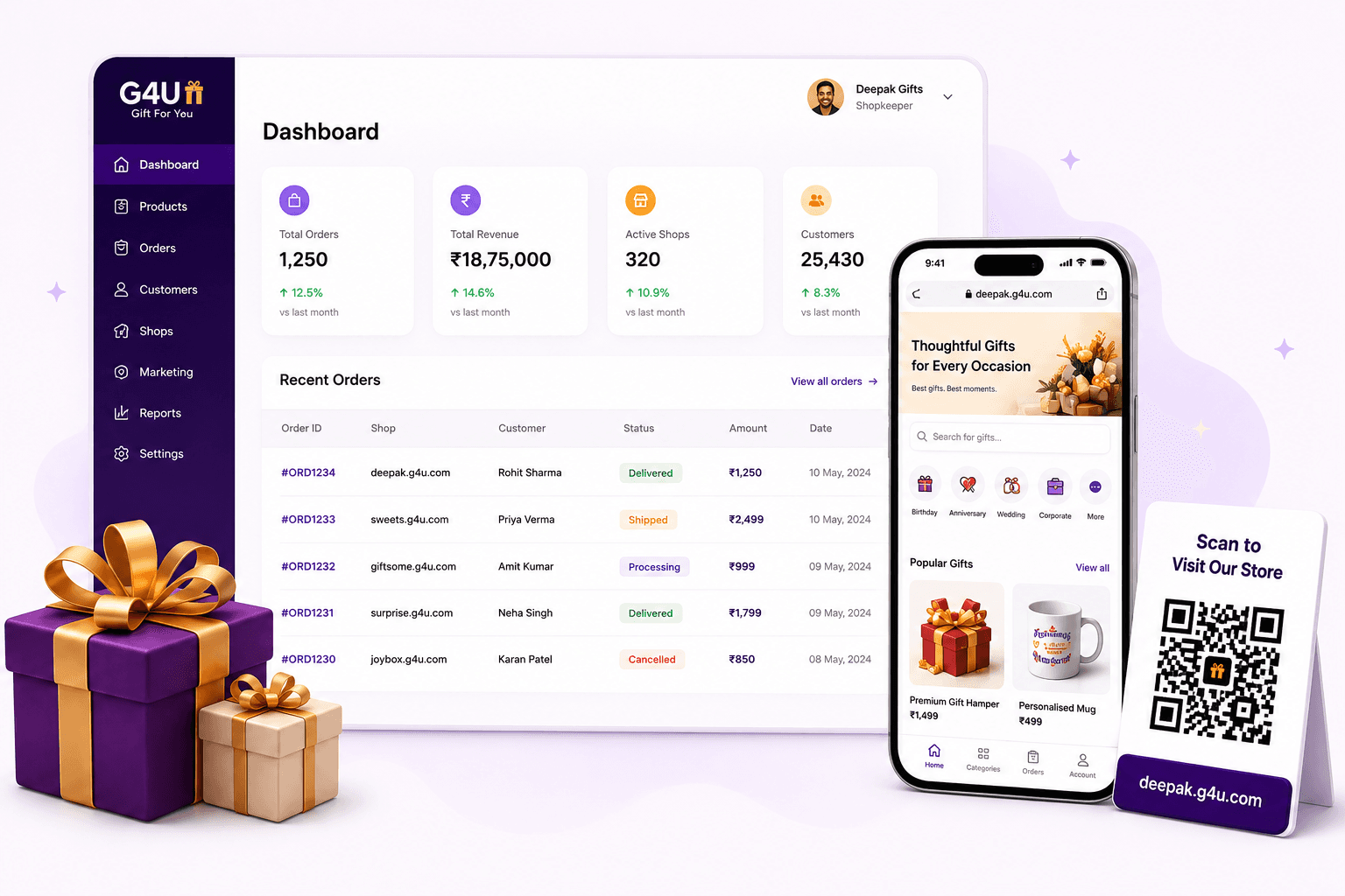 G4U — Empowering Gift Businesses
